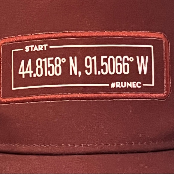 Eau Claire Marathon Adjustable Maroon Trucker Hat - Picture 13 of 14